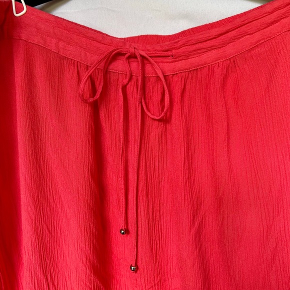 Coral Colored Maxi Skirt - Picture 3 of 5